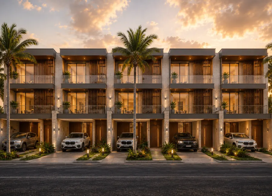 Townhouses tropicales
