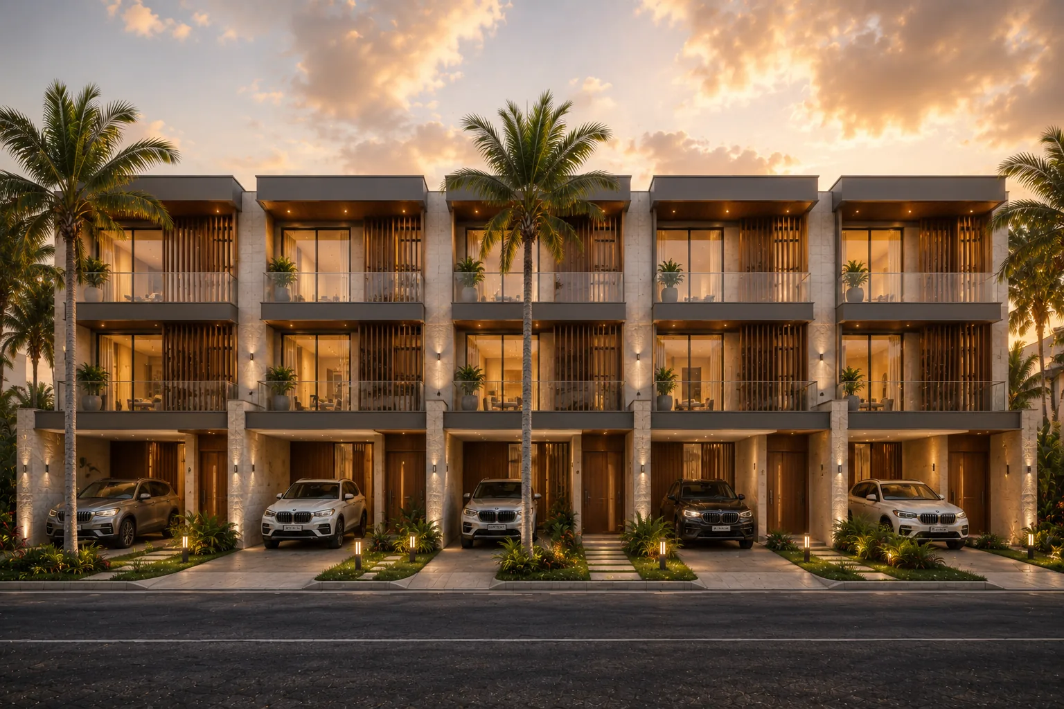 Townhouses tropicales